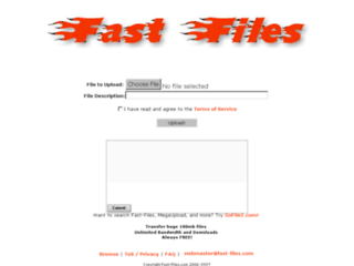Details : Fast Files - Free File Hosting